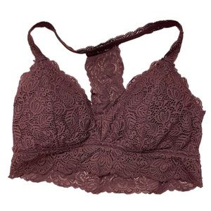 NWOT Maroon Racerback Bralette